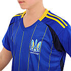 Форма футбольна дитяча із символікою збірної УКРАЇНА 2025 SP-Sport CO-4671 20-30 синій, фото 8