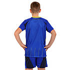 Форма футбольна дитяча із символікою збірної УКРАЇНА 2025 SP-Sport CO-4671 20-30 синій, фото 9