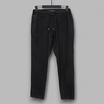 Брюки чоловічі Tello 5755B-IRAT BLC 100% льон 33(Р)