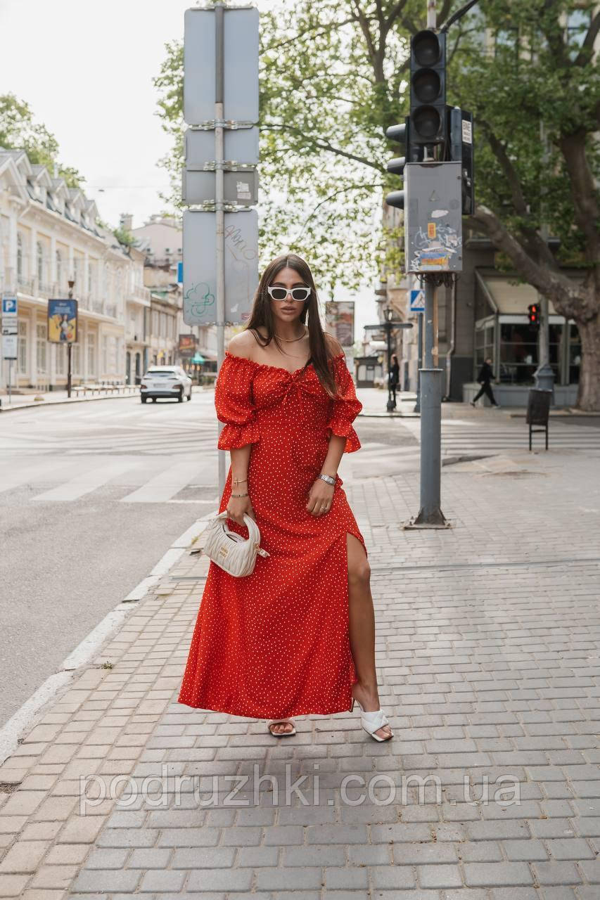 Жіноча довга літня сукня максі Тканина: софт-шовк Розміри: 42-46, 48-52, 54-58, 60-64, фото 1