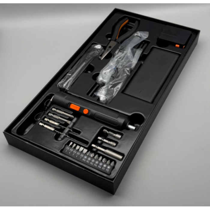 Набір викруток і біт 52 в 1 для точних робіт, набір інструментів для ремонту телефонів, ноутбуків, комп'ютерів, фото 1