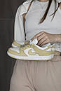 Кросівки жіночі бежеві Nike Sb Dunk Low Golden White (20646), фото 8