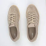 Бежеві замшеві кросівки м'які кеди зі смужками чоловіче взуття великих розмірів 46 47 48 Rosso Avangard Rumba Beige Vel BS, фото 3