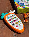 Дитяча розвиваюча іграшка - телефон WToys 80650 "Зайчик Звоня" помаранчевий Українська озвучка, фото 2