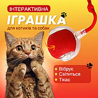 Інтерактивна USB-іграшка мячик для котів та собак