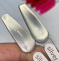 Гель-лак GeliX Silver  Cat Eye - сільвер кет