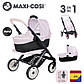 Коляска для ляльки Smoby Maxi Cosi 3 в 1 "Рожева перлина" зі знімною люлькою [7600253121], фото 2