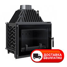 Камінна топка Kratki Zosia ECO 12 кВт з прямим склом чавунна