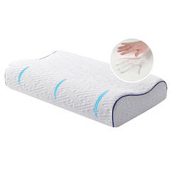 Ортопедична анатомічна подушка IDEIA NeckWave 60×40×11/9 см для сну на боці, спині та животі