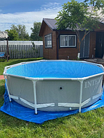 Круглий каркасний басейн 305х76см з фільтром та насосом, Intex Басейн каркасний для сім'ї, Мобільні басейни
