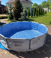 Каркасний круглий басейн з фільтром 305 76, Каркасний басейн Intex для дачі, Басейни сімейні великі
