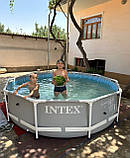 Каркасні басейни 305х76 см з фільтром та насосом, Каркасний басейн Intex для заміського будинку, фото 9