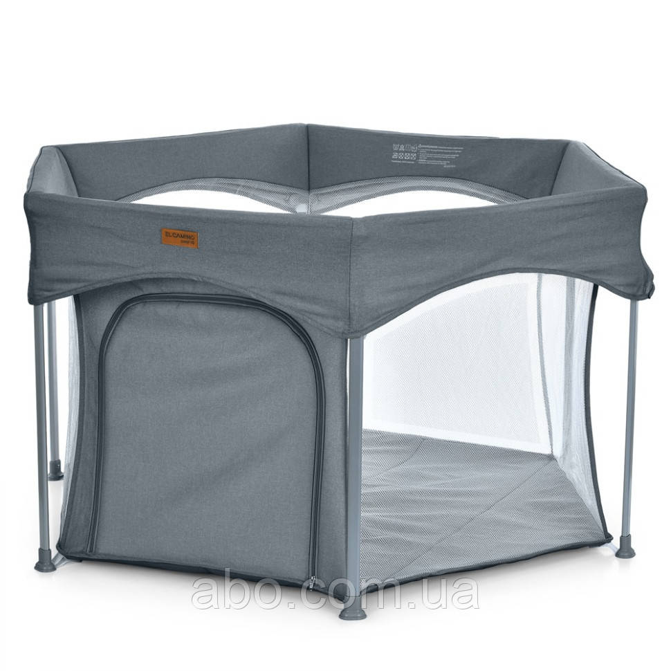 Дитячий манеж SWIFT 6 ME 1195 Dark Gray, до 15 кг
