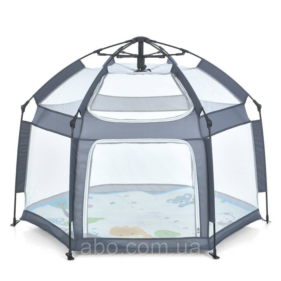 Дитячий манеж MR 1512 Silver Mist 146×127×110 см