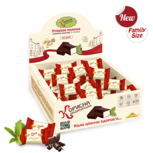 Цукерки Пташине Молоко зі стевією "Корисна Кондитерська" 500 гр