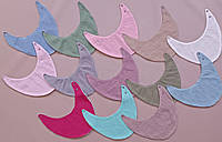 Детские муслиновые не промокающие нагрудники, слюнявчики детские Angelok-child