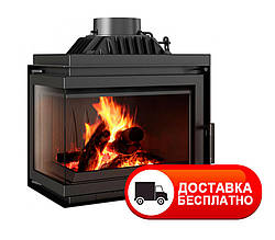 Камінна топка Kratki Simple/Z/S 16 кВт з лівим боковим склом L/BS чавунна