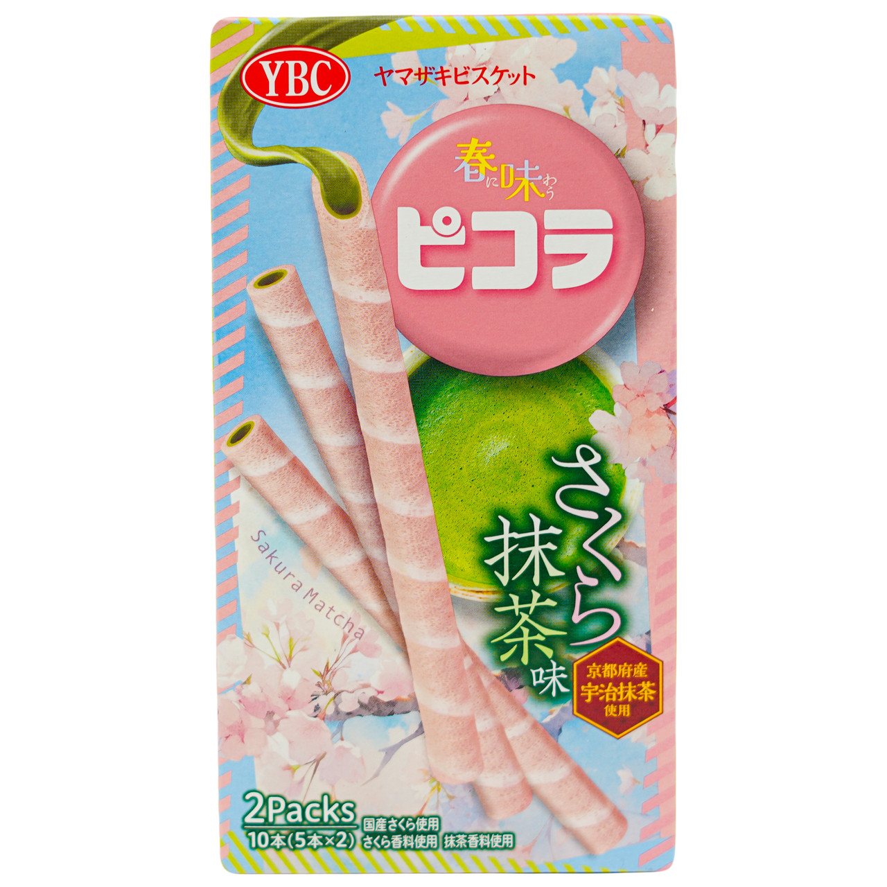 Трубочка вафельна Sakura Matcha YAMAZAKI PICOLA 49 г