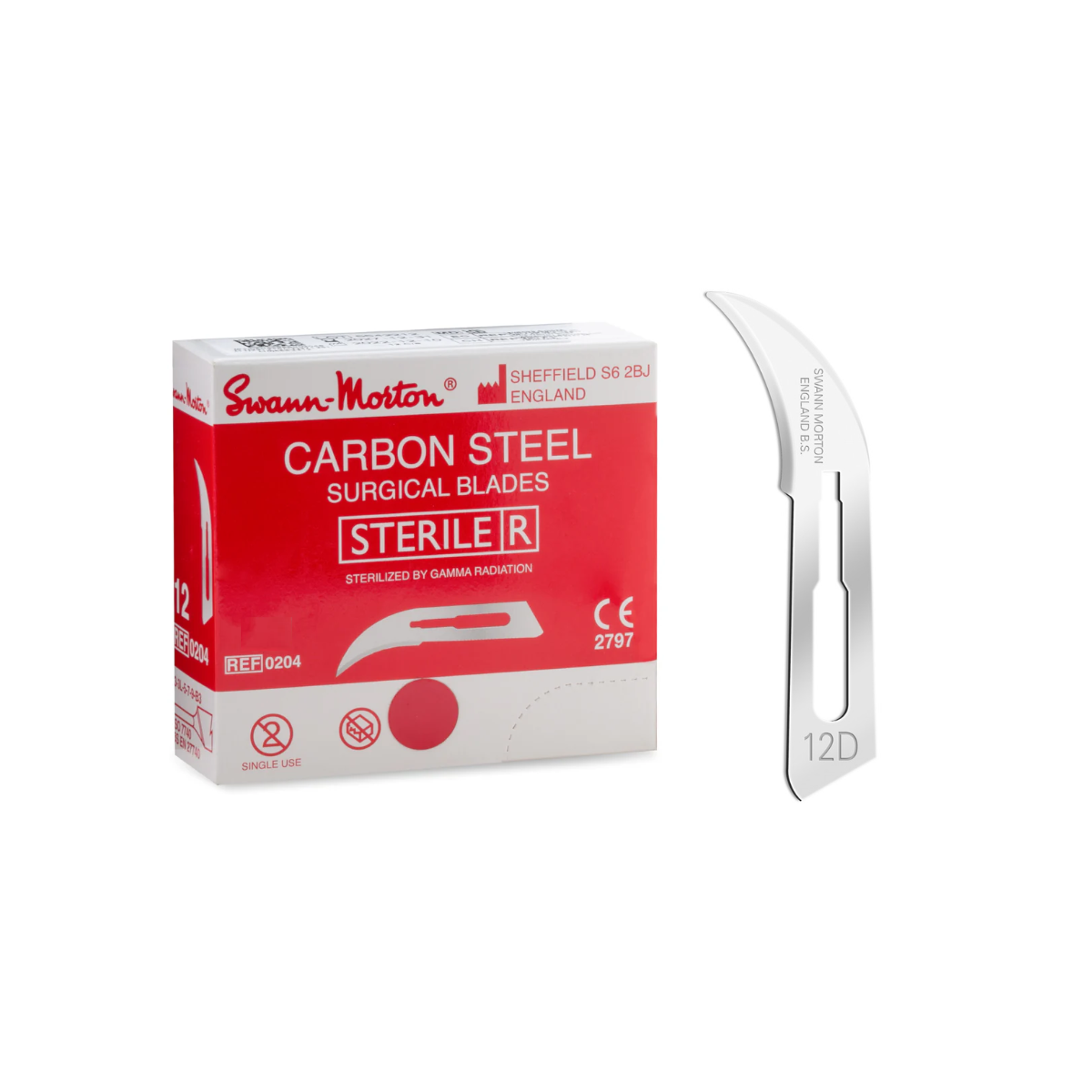 Хірургічні леза, SWANN МОРТОН (Сванн Мортон) №12D, фото 1