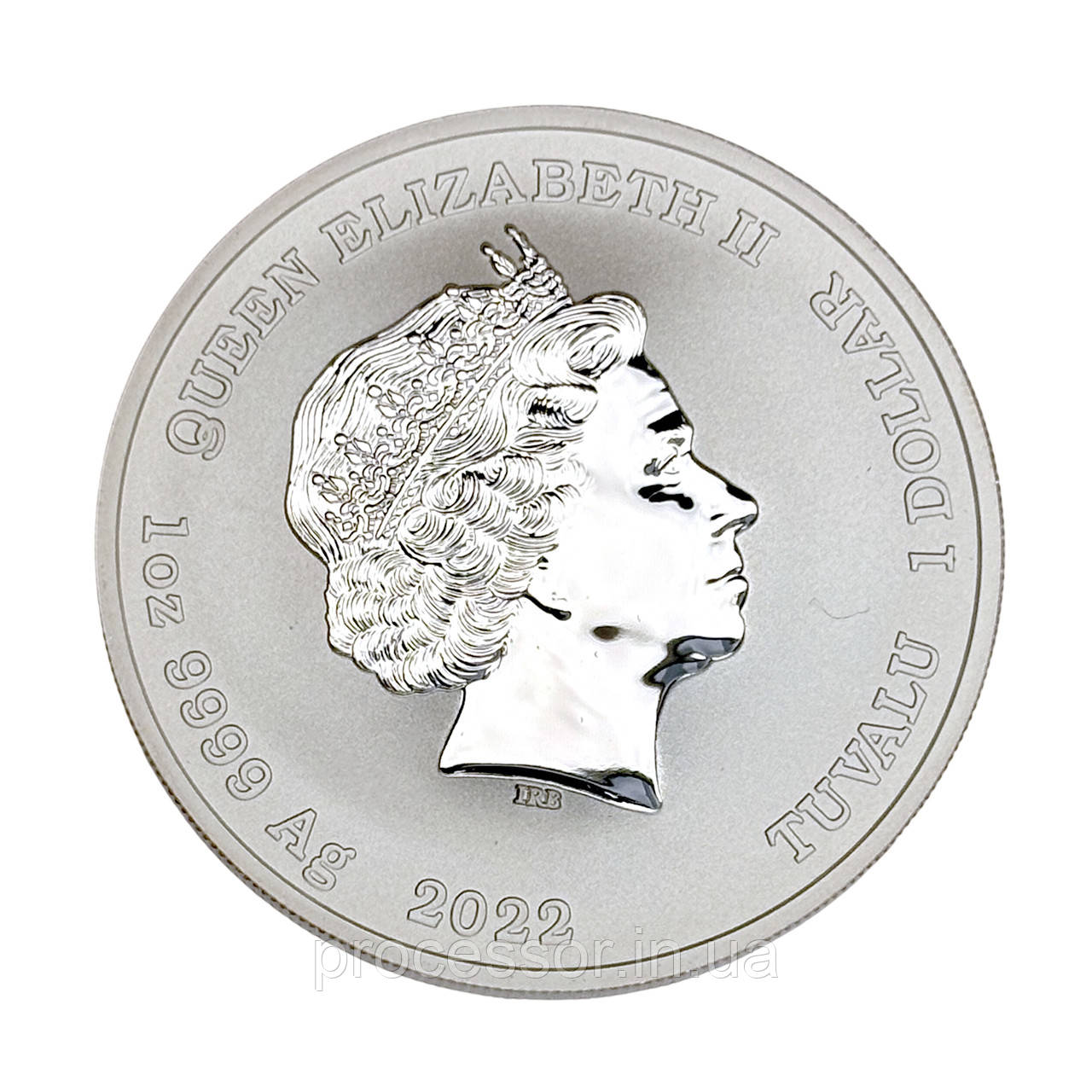 Срібна монета «Джеймс Бонд 007» 1 oz 2022 — Тувалу Значок стилю, шпигунської елегантності, фото 1