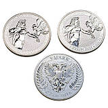 Срібна монета 5 марок Lady Germania 1 oz 2020 року – Символ сили та честі, фото 4