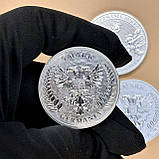 Срібна монета 5 марок Lady Germania 1 oz 2020 року – Символ сили та честі, фото 6
