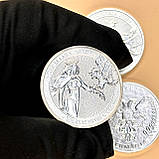 Срібна монета 5 марок Lady Germania 1 oz 2020 року – Символ сили та честі, фото 8