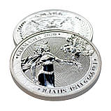 Срібна монета 5 марок Lady Germania 1 oz 2020 року – Символ сили та честі, фото 9