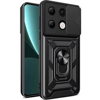 Ударостійкий чохол Camshield Serge Ring для Xiaomi Redmi Note 13 4G Black