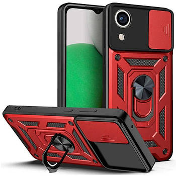 Ударостійкий чохол Camshield Serge Ring для Samsung Galaxy A03 Core Red