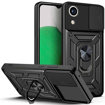Ударостійкий чохол Camshield Serge Ring для Samsung Galaxy A03 Core Black