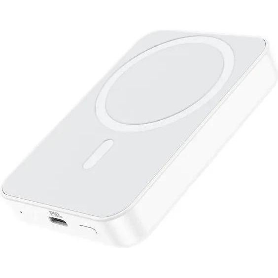 Зовнішній акумулятор BOROFONE BJ25 Plus Reach PD20W magnetic wireless fast charging power bank(10000mAh) White