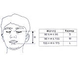 Орально-назальна маска силіконова Sleepas без отворів для видиху (M), фото 3