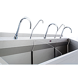 Потрійна хірургічна мийка Uzumcu 10800 із нержавіючої сталі, фото 2