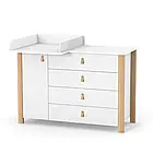 Комод Верес Монако 1200 35.2.35.2.15, біло/буковий, білий/беж, фото 2