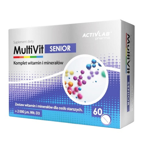 Вітаміни для чоловіків Activlab MultiVit Senior (60 таблеток.), фото 1