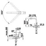 Кухонний змішувач Blanco FONTAS II, фото 5