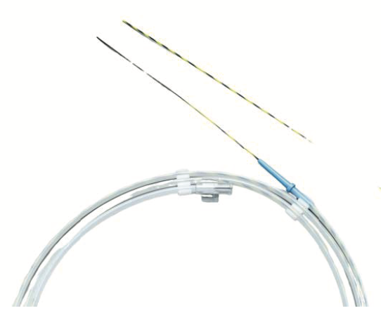 Напрямний провідник Tigra 0.032in,150cm Nitinol (чорно-жовтий), фото 1