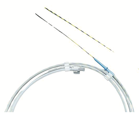 Напрямний провідник Tigra 0.032in,150cm Nitinol (чорно-жовтий)