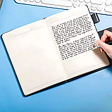 Щоденник, планер блокнот з ручкою, 100 аркушів, формат А5, планер, записник у м'якій обкладинці, зелений, фото 6