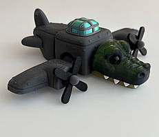 Бомбарділо Крокоділо Bombardiro Crocodilo іграшка-мем Italian Brainrot персонаж TikTok 14 см