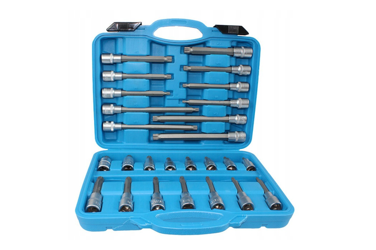 Набір торцевих ключів 1/2" шліцьових SPLINE 26 шт Silver S10634, фото 1