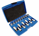 Набір торцевих головок та біт TORX 19 шт. Silver SK-019-03, фото 3