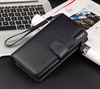 Чоловічій портмоне клатч Baellery чорний