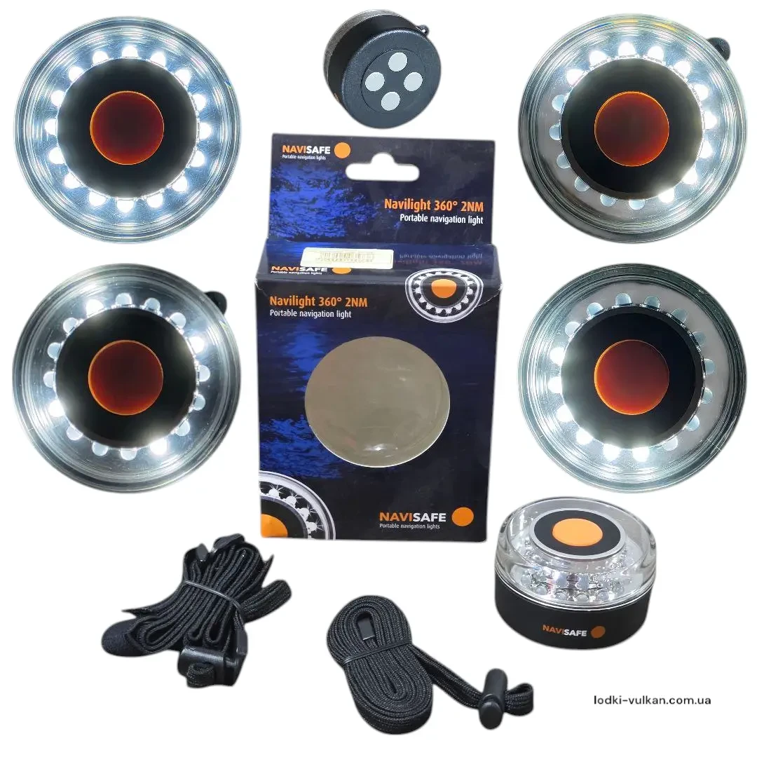 Портативний водонепроникний навігаційний круговий вогонь NW002 NaviSafe, фото 1