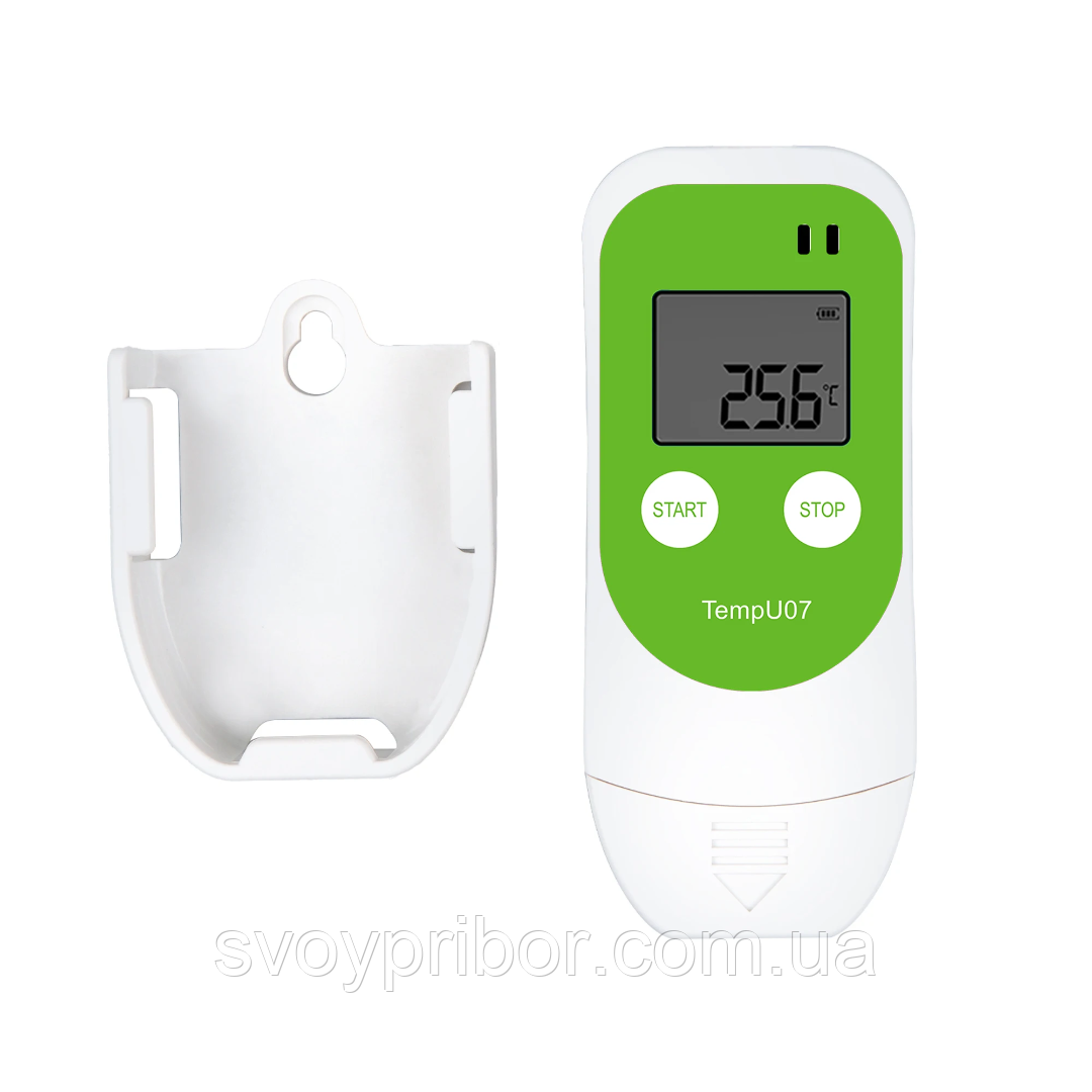 TempU07 Реєстратор температури (-30...+70 °C, пам'ять 34560, PDF, ПЗ не потрібне) IP65 з магнітним тримачем, фото 1