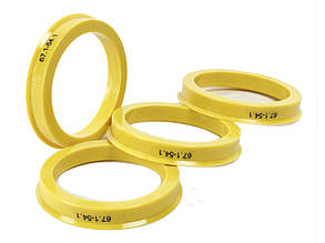 Кольцо центровочное GETMANN | Комплект центрувальних кілець 67.1 x 54.1 Термопластик 280°C