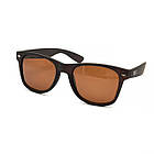 Окуляри Ray Ban Wayfarer 2140 polarized коричневі, матова оправа, фото 2
