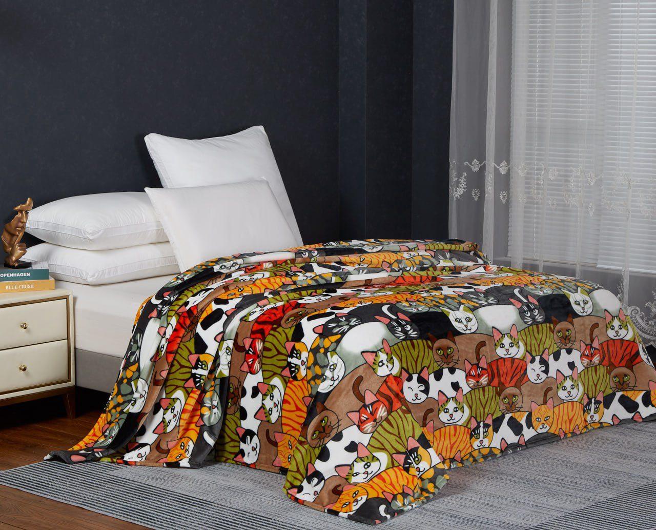 Плед з флісу Супер котики (PM-287), фото 1