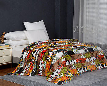 Плед з флісу Супер котики (PM-287)